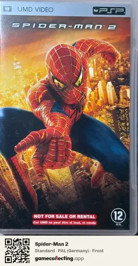 Spider-Man 2 PlayStation Portable, Germany box front