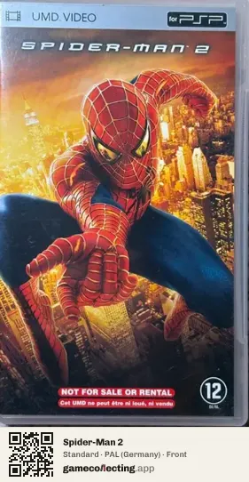 Spider-Man 2 PlayStation Portable, Germany box front