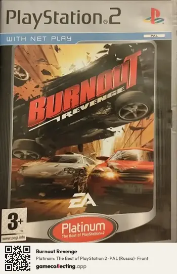 Burnout Revenge PlayStation 2, Russia box front