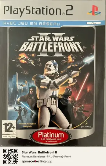 Star Wars: Battlefront II PlayStation 2, France box front