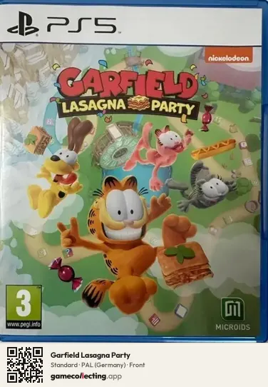 Garfield Lasagna Party PlayStation 5, Germany box front