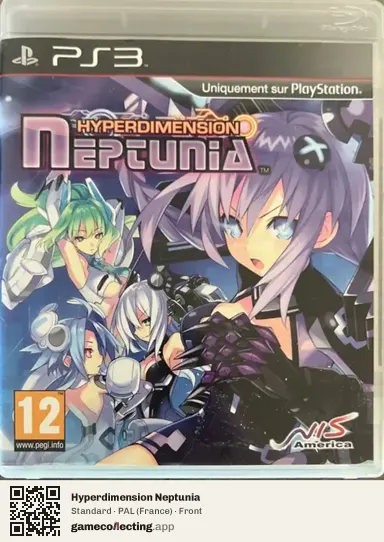 Hyperdimension Neptunia PlayStation 3, France box front