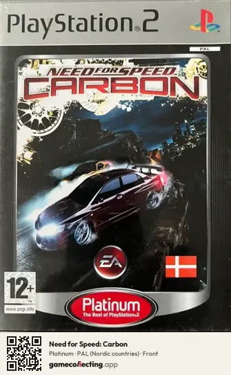 Need for Speed: Carbon PlayStation 2, Nordic countries box front