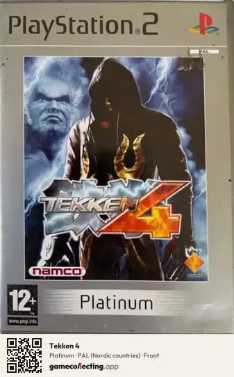 Tekken 4 PlayStation 2, Nordic countries box front