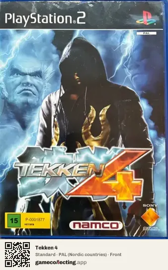 Tekken 4 PlayStation 2, Nordic countries box front