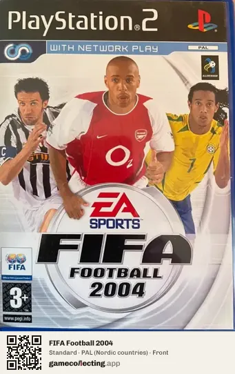 FIFA Football 2004 PlayStation 2, Nordic countries box front