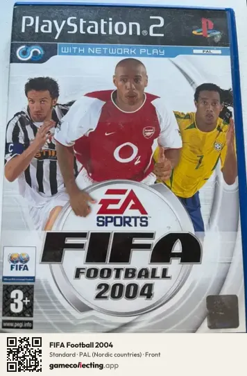 FIFA Football 2004 PlayStation 2, Nordic countries box front