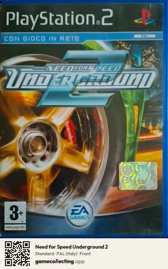 Need for Speed Underground 2 PlayStation 2, Italy box front