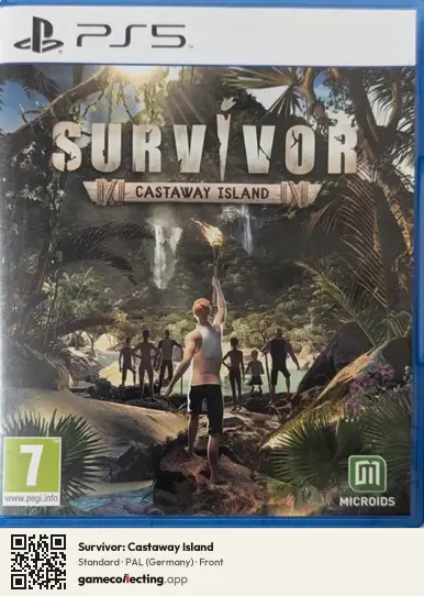 Survivor: Castaway Island PlayStation 5, Germany box front