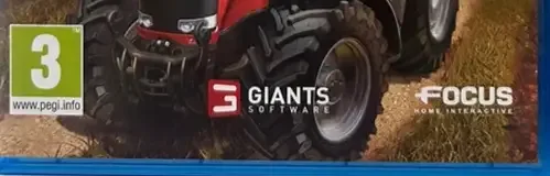 Farming Simulator 17, the PEGI square on its front