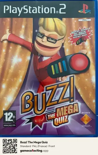 Buzz! The Mega Quiz PlayStation 2, France box front