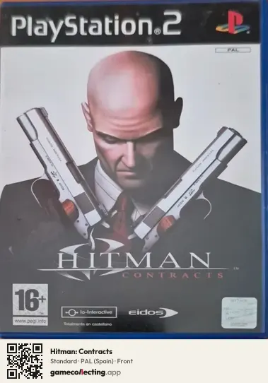 Hitman: Contracts PlayStation 2, Spain box front