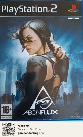 Æon Flux PlayStation 2, PAL box front