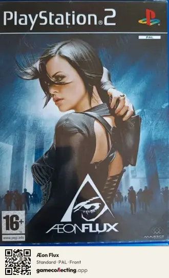 Æon Flux PlayStation 2, PAL box front