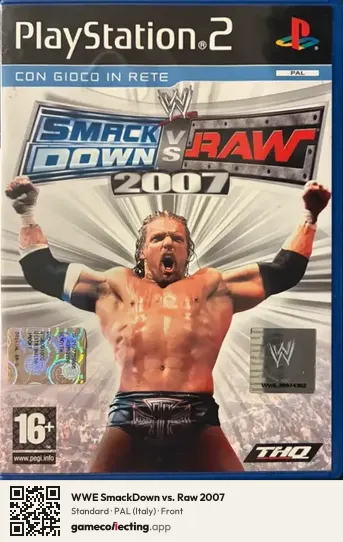 WWE SmackDown vs. Raw 2007 PlayStation 2, Italy box front