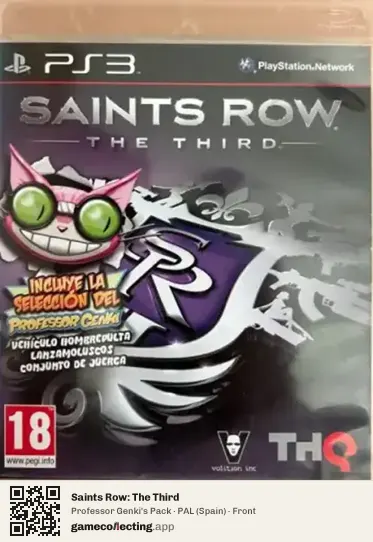 Saints Row: The Third PlayStation 3, Spain box front