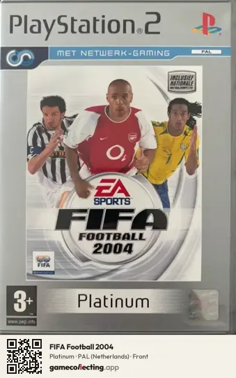 FIFA Football 2004 PlayStation 2, Netherlands box front