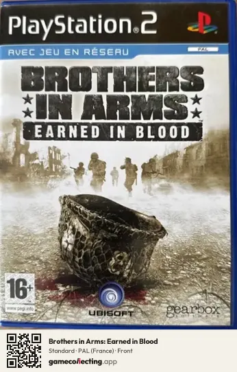 Brothers in Arms: Earned in Blood PlayStation 2, France box front