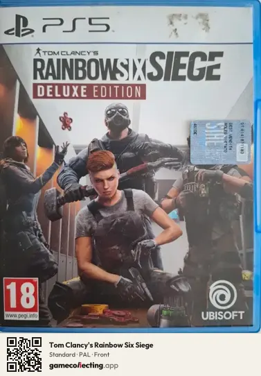 Tom Clancy's Rainbow Six Siege PlayStation 5, PAL box front