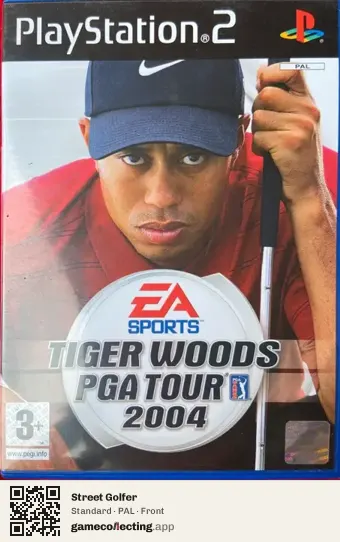 Street Golfer PlayStation 2, PAL box front