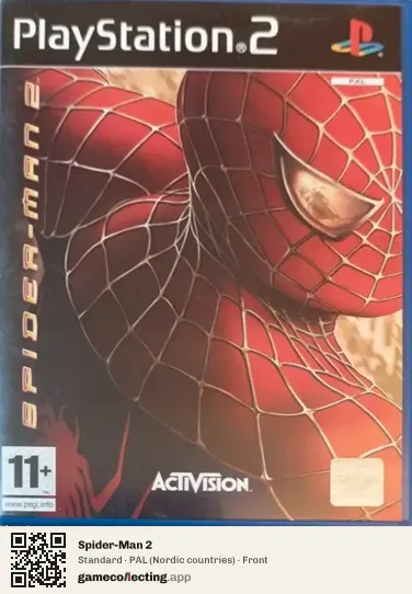 Spider-Man 2 PlayStation 2, Nordic countries box front