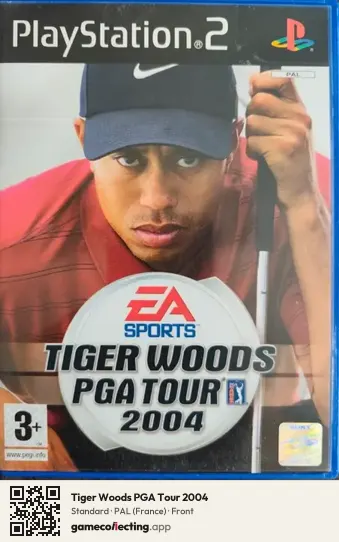 Tiger Woods PGA Tour 2004 PlayStation 2, France box front