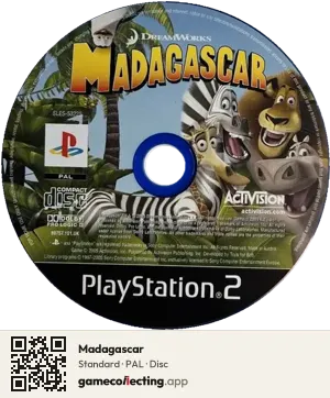 Madagascar PlayStation 2, PAL disc