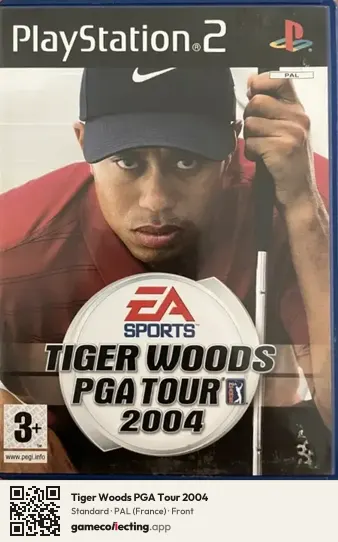Tiger Woods PGA Tour 2004 PlayStation 2, France box front
