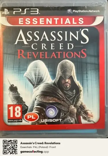 Assassin's Creed: Revelations PlayStation 3, Poland box front