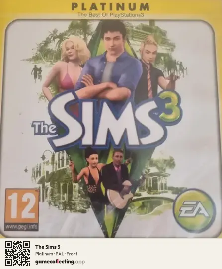 The Sims 3 PlayStation 3, PAL box front