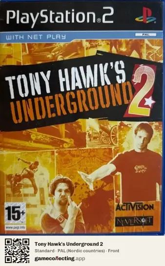 Tony Hawk's Underground 2 PlayStation 2, Nordic countries box front