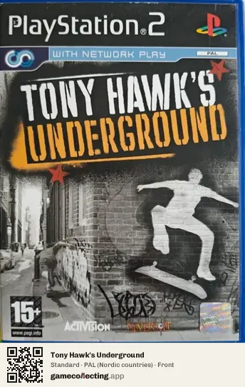 Tony Hawk's Underground PlayStation 2, Nordic countries box front
