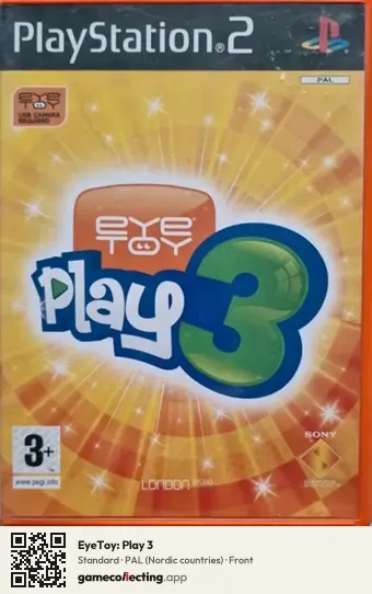 EyeToy: Play 3 PlayStation 2, Nordic countries box front