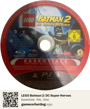 LEGO Batman 2: DC Super Heroes PlayStation 3, PAL disc