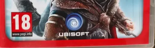 Assassin's Creed: Revelations, the PEGI square on its front
