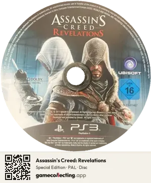Assassin's Creed: Revelations PlayStation 3, PAL disc