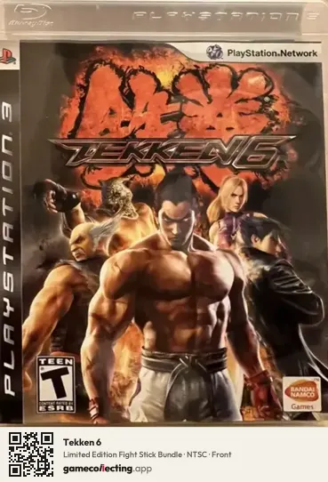 Tekken 6 PlayStation 3, NTSC box front