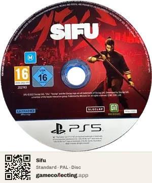 Sifu PlayStation 5, PAL disc