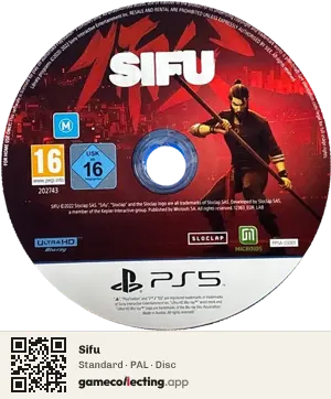Sifu PlayStation 5, PAL disc