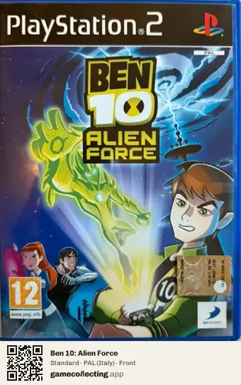 Ben 10: Alien Force PlayStation 2, Italy box front
