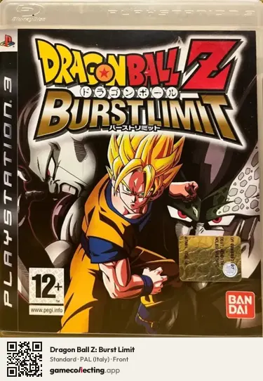 Dragon Ball Z: Burst Limit PlayStation 3, Italy box front