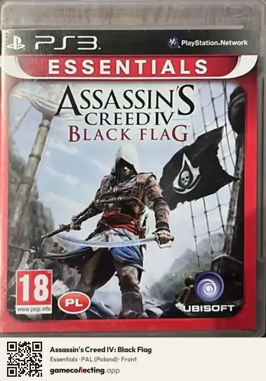 Assassin's Creed IV: Black Flag PlayStation 3, Poland box front
