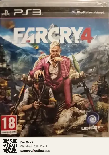 Far Cry 4 PlayStation 3, PAL box front