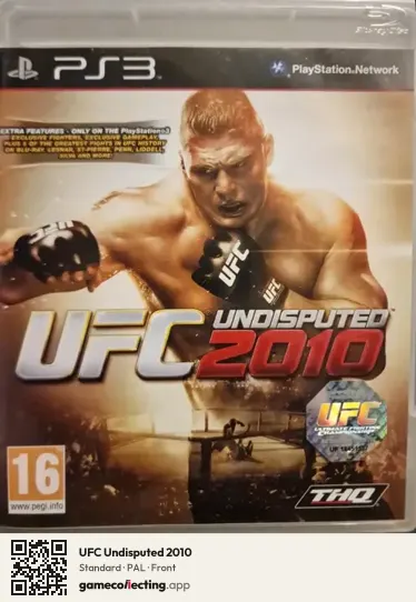 UFC Undisputed 2010 PlayStation 3, PAL box front