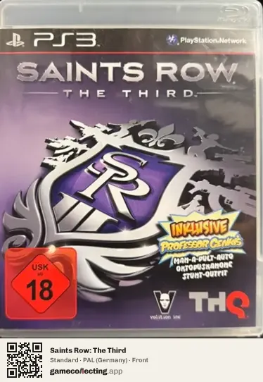 Saints Row: The Third PlayStation 3, Germany box front