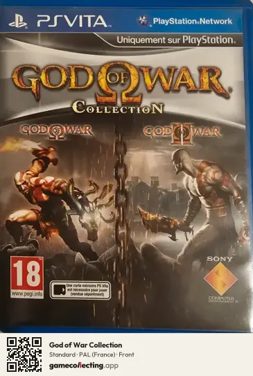 God of War Collection PlayStation Vita, France box front