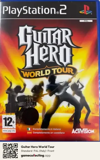 Guitar Hero World Tour PlayStation 2, Italy box front