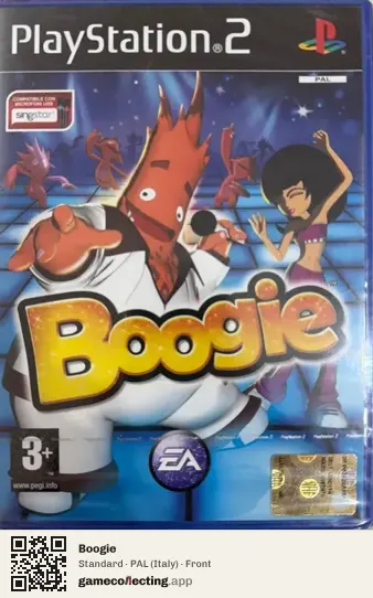 Boogie PlayStation 2, Italy box front