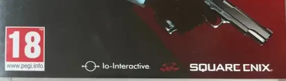 Hitman: Absolution, the PEGI square on its front