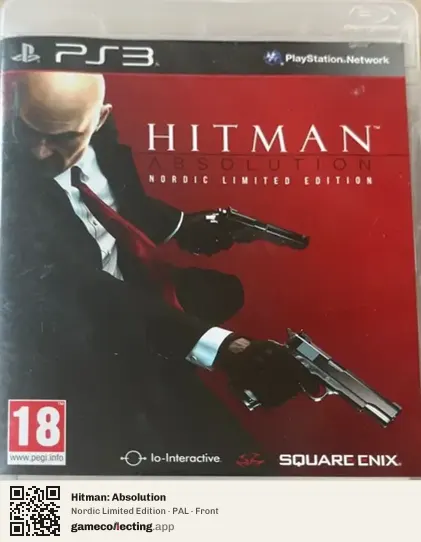 Hitman: Absolution PlayStation 3, PAL box front
